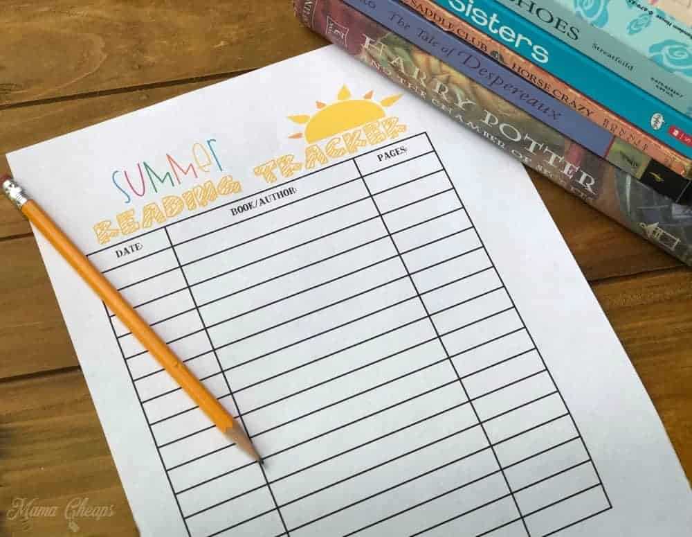 summer reading log printable summer reading log printable