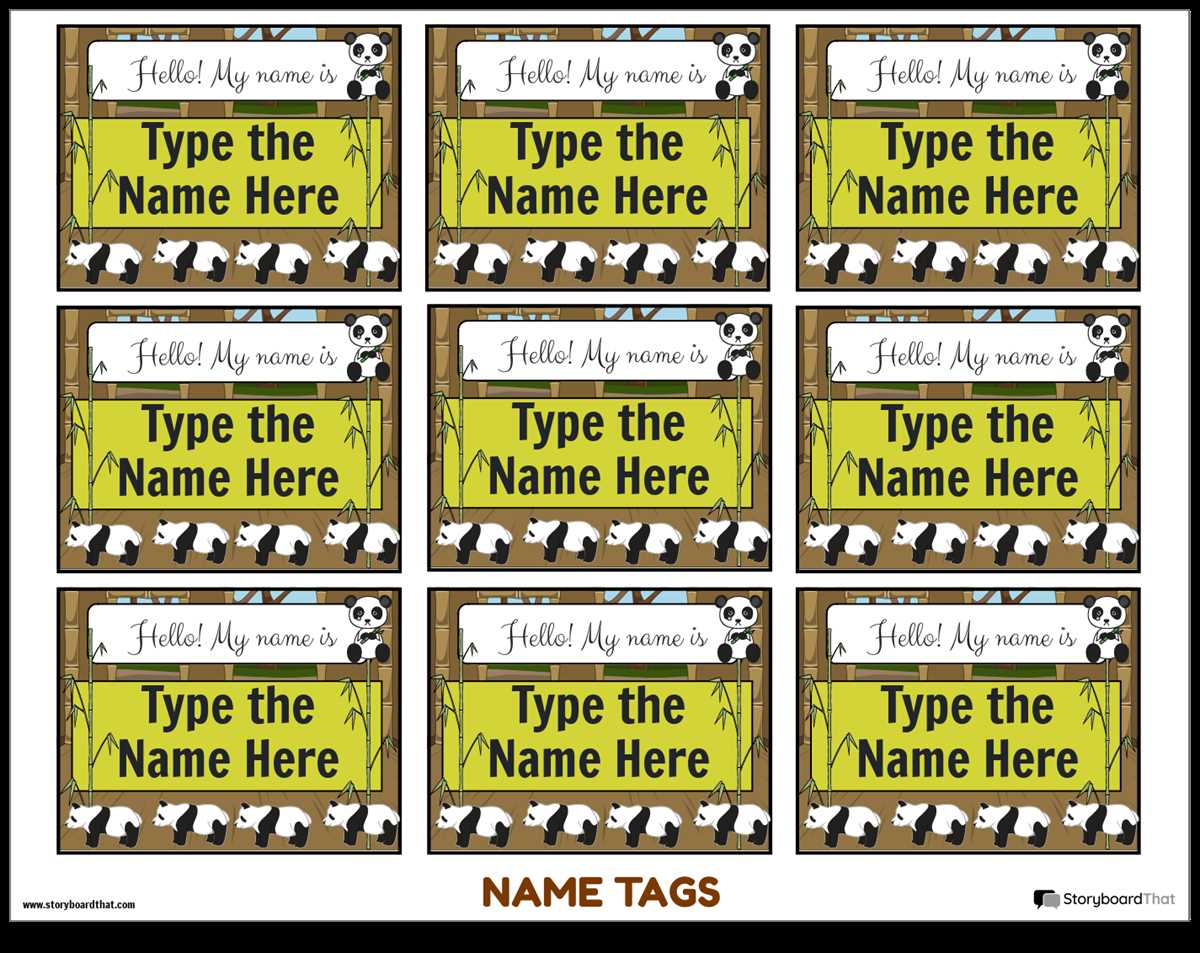 free printable name badge template