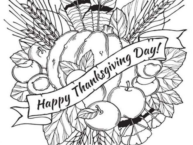 printable thanksgiving color sheets printable thanksgiving color sheets