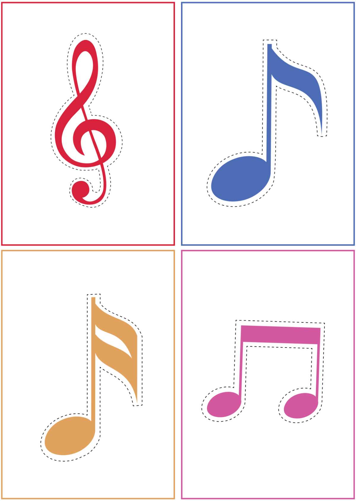 musical notes printable musical notes printable
