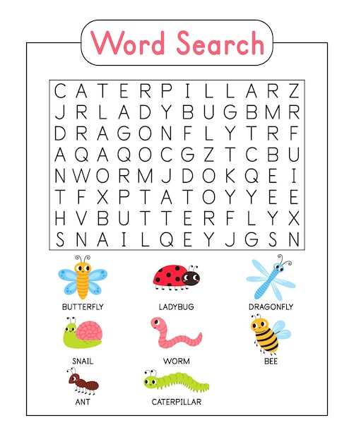 word search for preschoolers printable word search for preschoolers printable