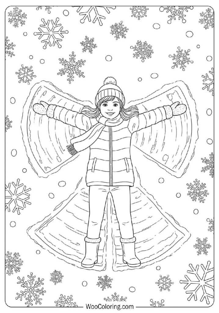 printable winter color pages printable winter color pages