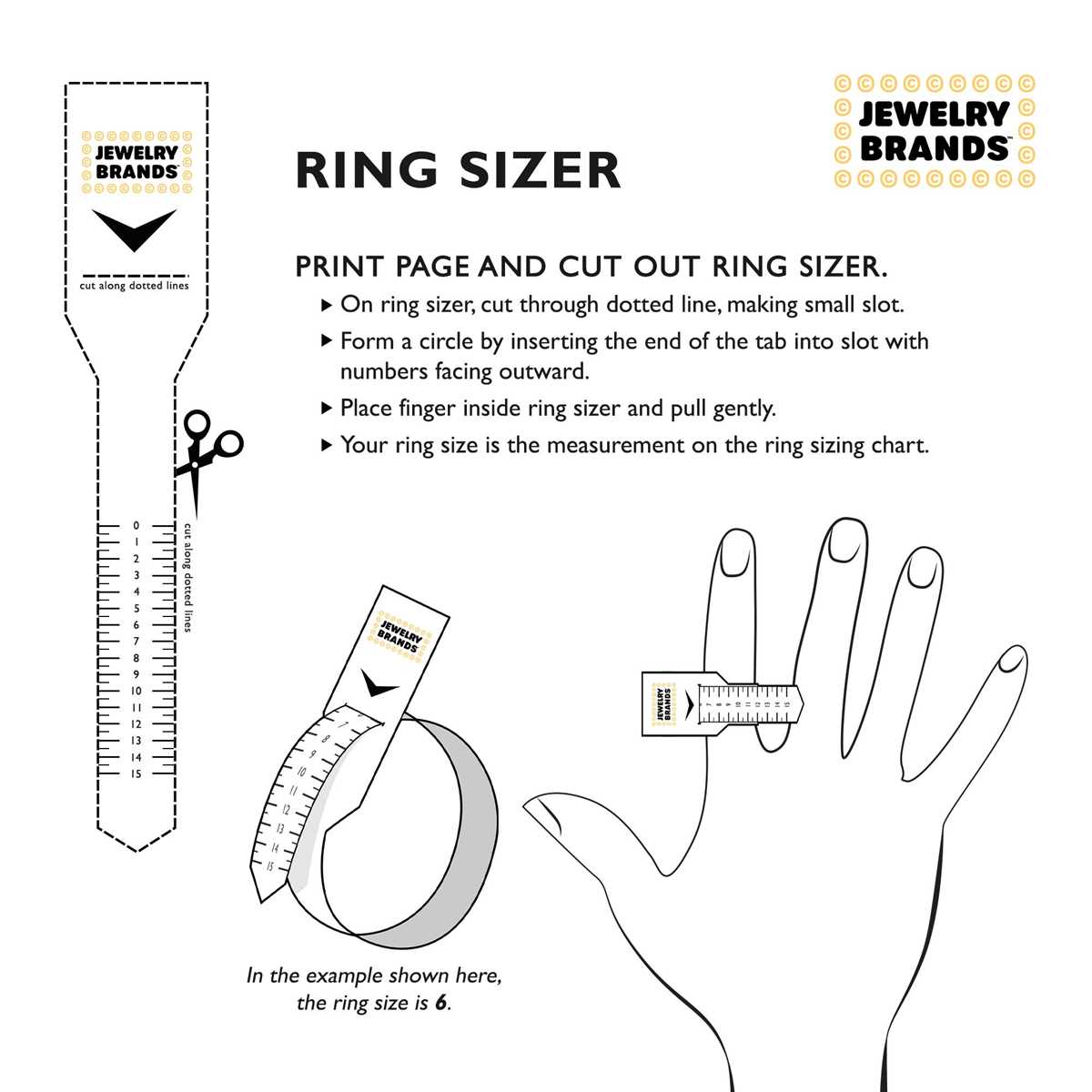 printable ring sizer free