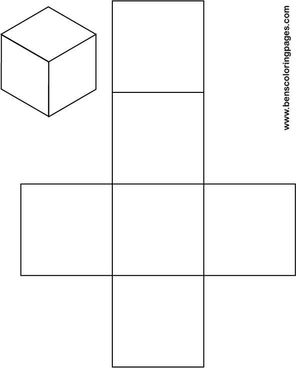 net for a cube printable net for a cube printable
