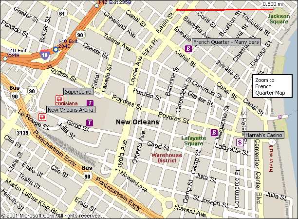 new orleans map printable new orleans map printable