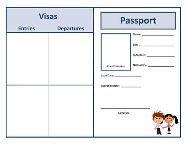 printable passport for events printable passport for events