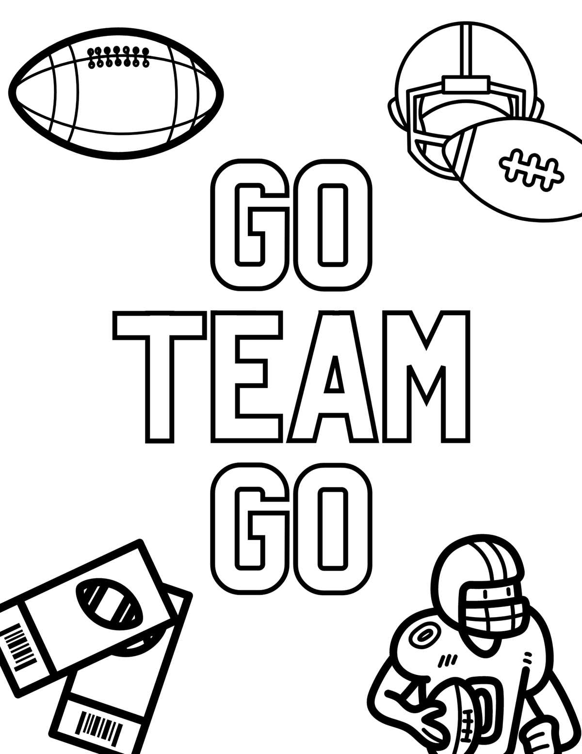 nfl coloring pages printable