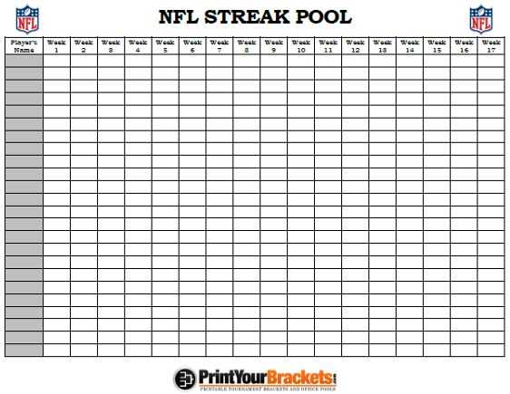 nfl pick em printable sheets nfl pick em printable sheets