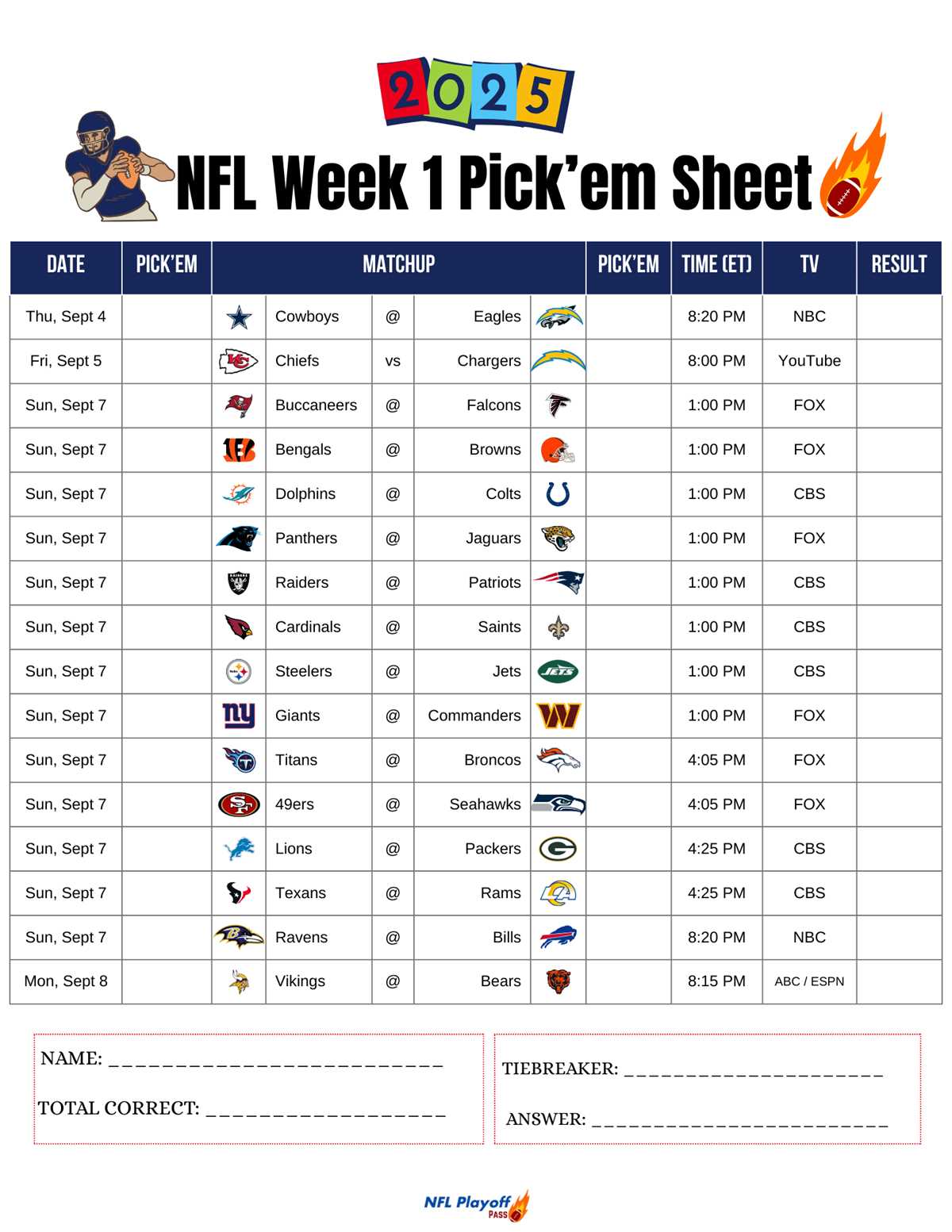 nfl printable pick em nfl printable pick em