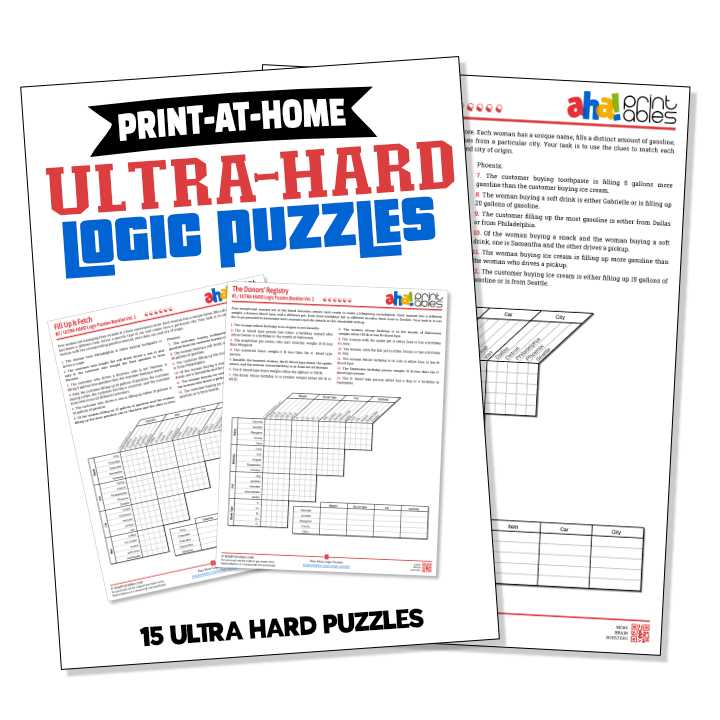 logic printable puzzles