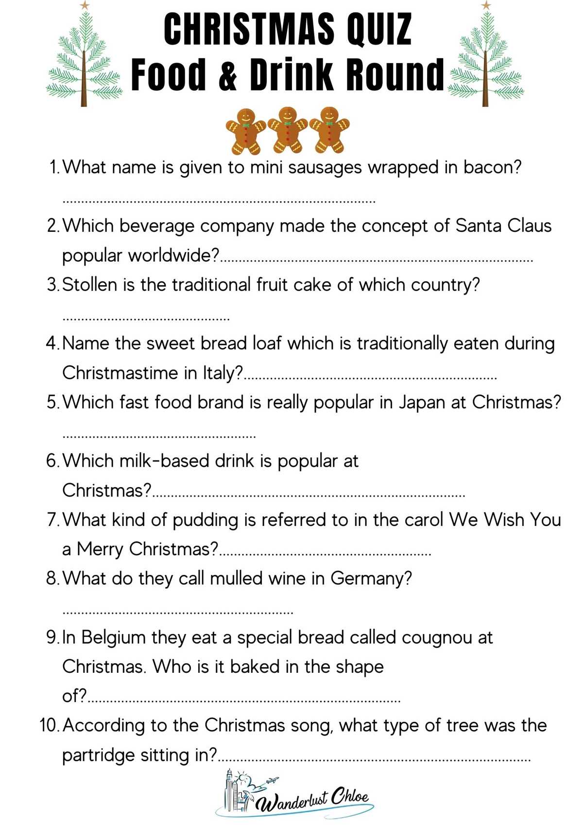 christmas trivia free printable christmas trivia free printable