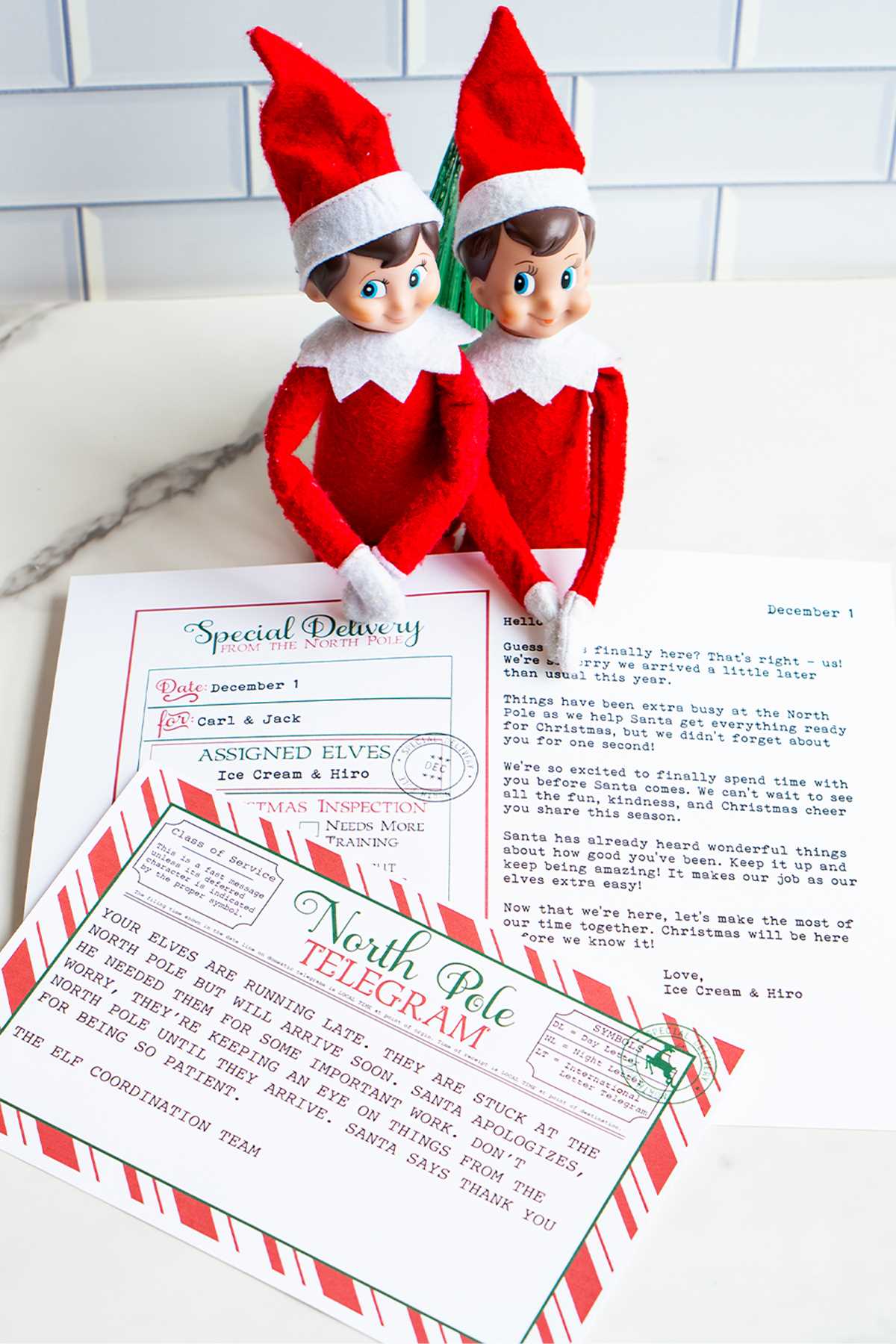 elf on the shelf im back letter free printable