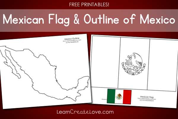 printable mexican flag coloring page printable mexican flag coloring page