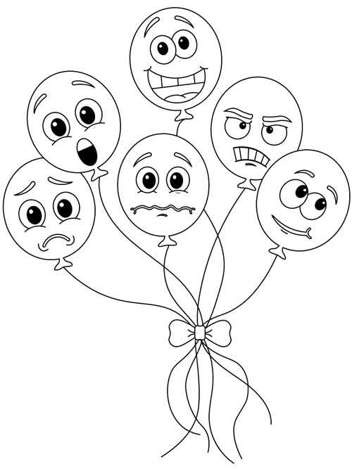 printable feelings and emotions coloring pages printable feelings and emotions coloring pages