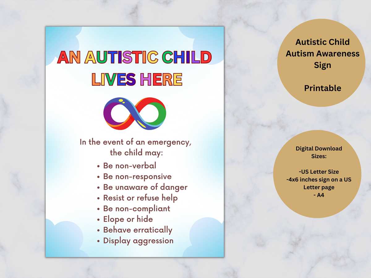 printable autism awareness printable autism awareness