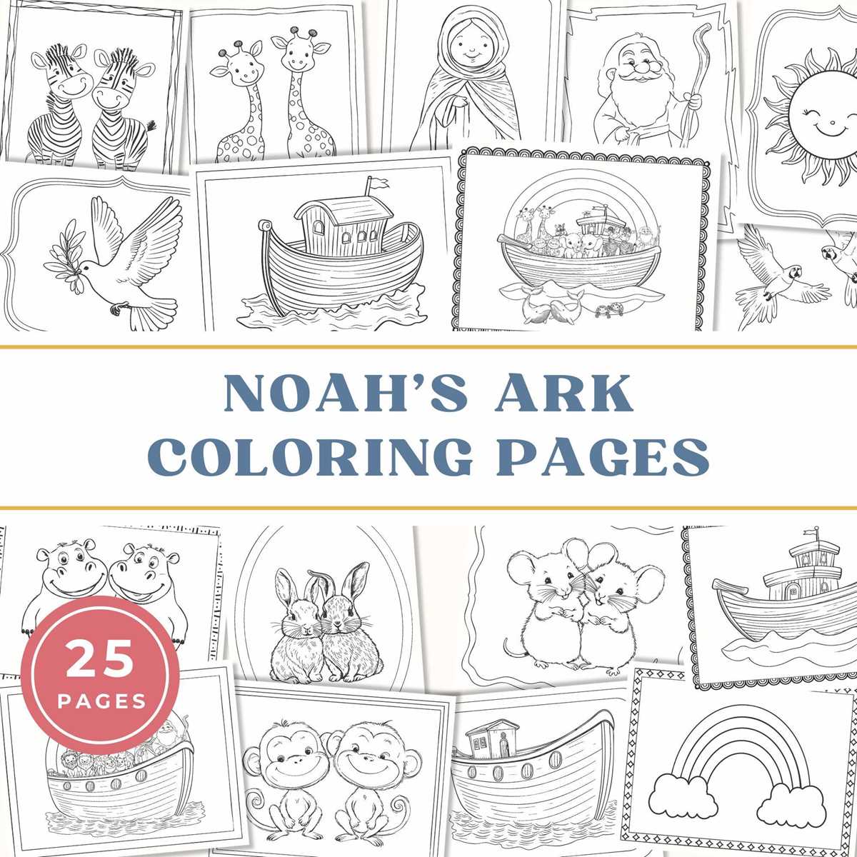 noahs ark printable pictures