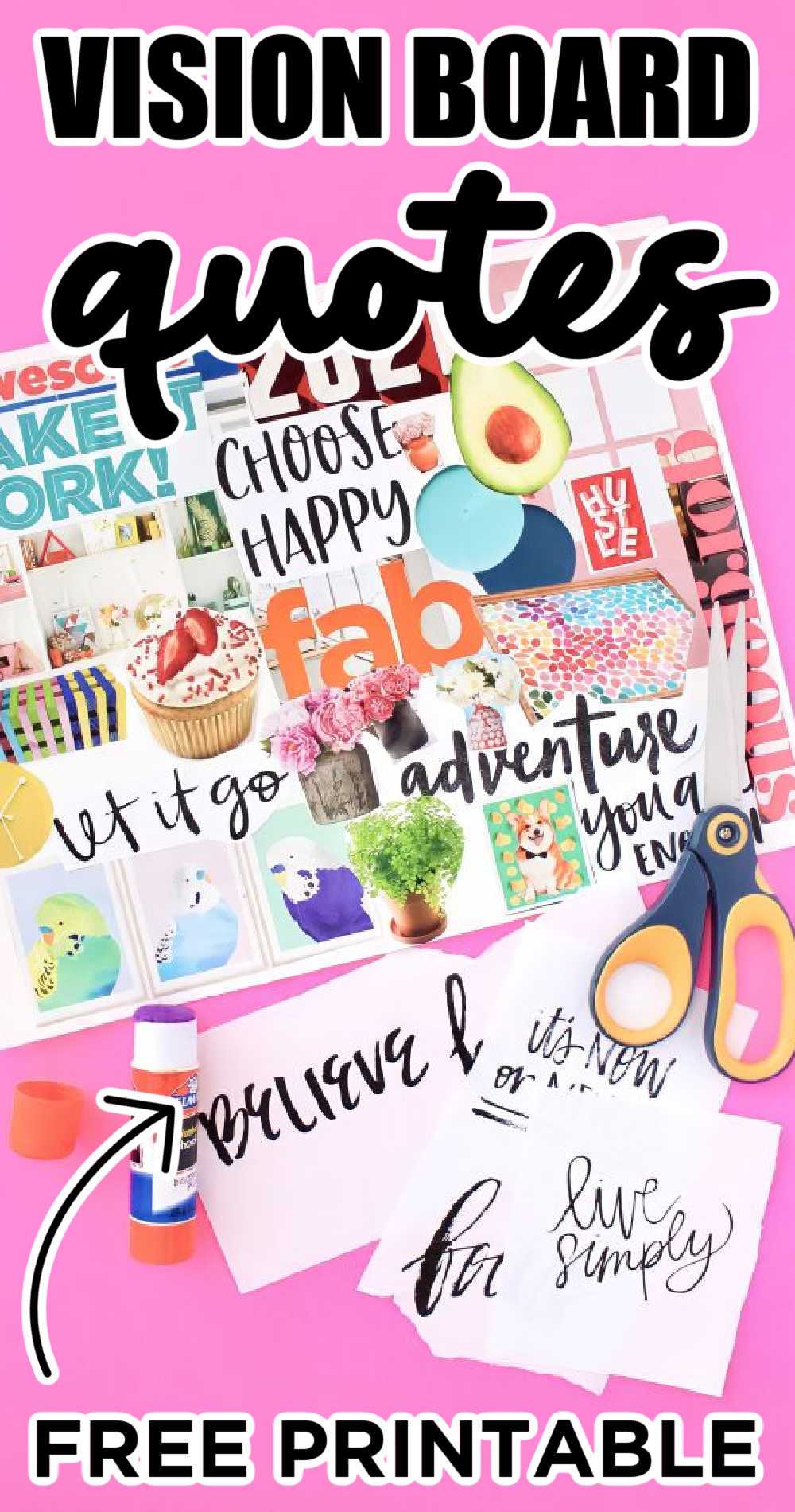 printable vision vision board pictures to use printable vision vision board pictures to use