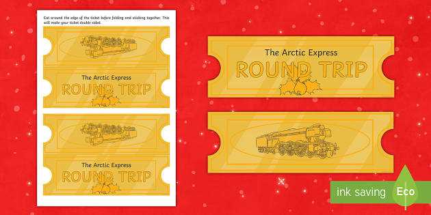 printable golden ticket for polar express