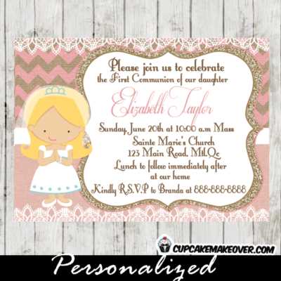 printable communion invitations