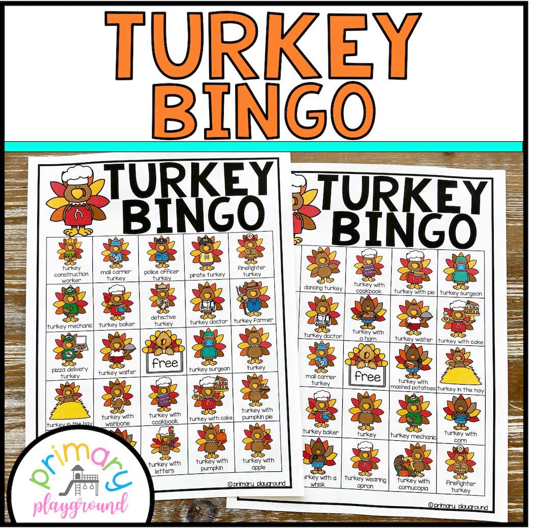 turkey bingo printable turkey bingo printable