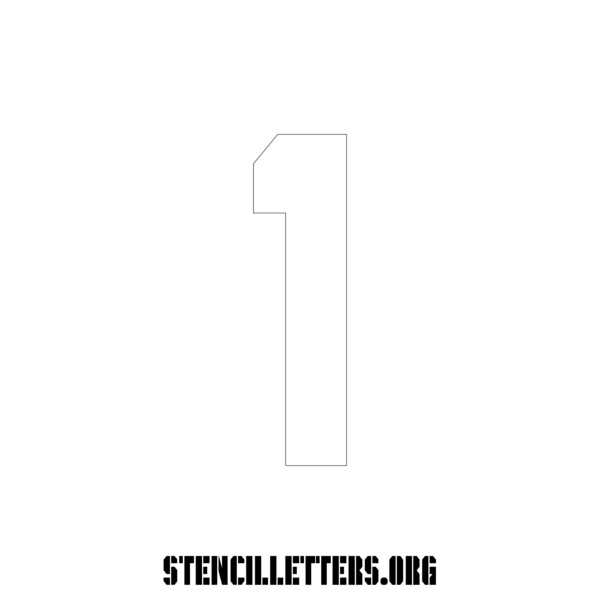 number one template printable number one template printable