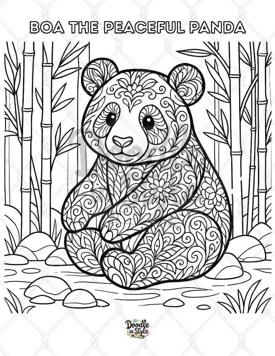 free printable coloring pages of pandas free printable coloring pages of pandas