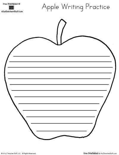 apple shape printable apple shape printable