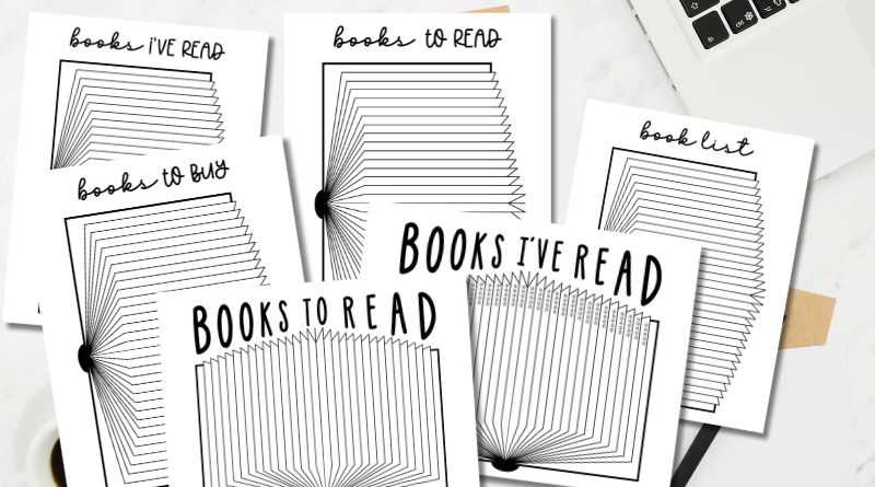 books ive read list printable