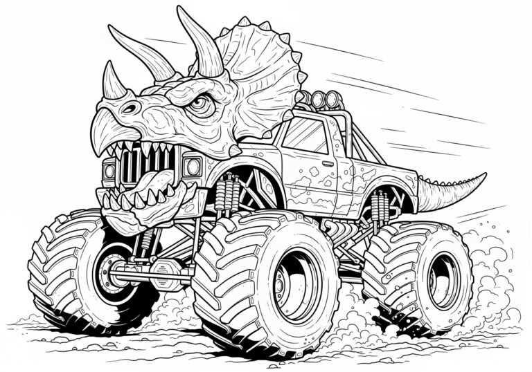printable coloring pages monster truck printable coloring pages monster truck