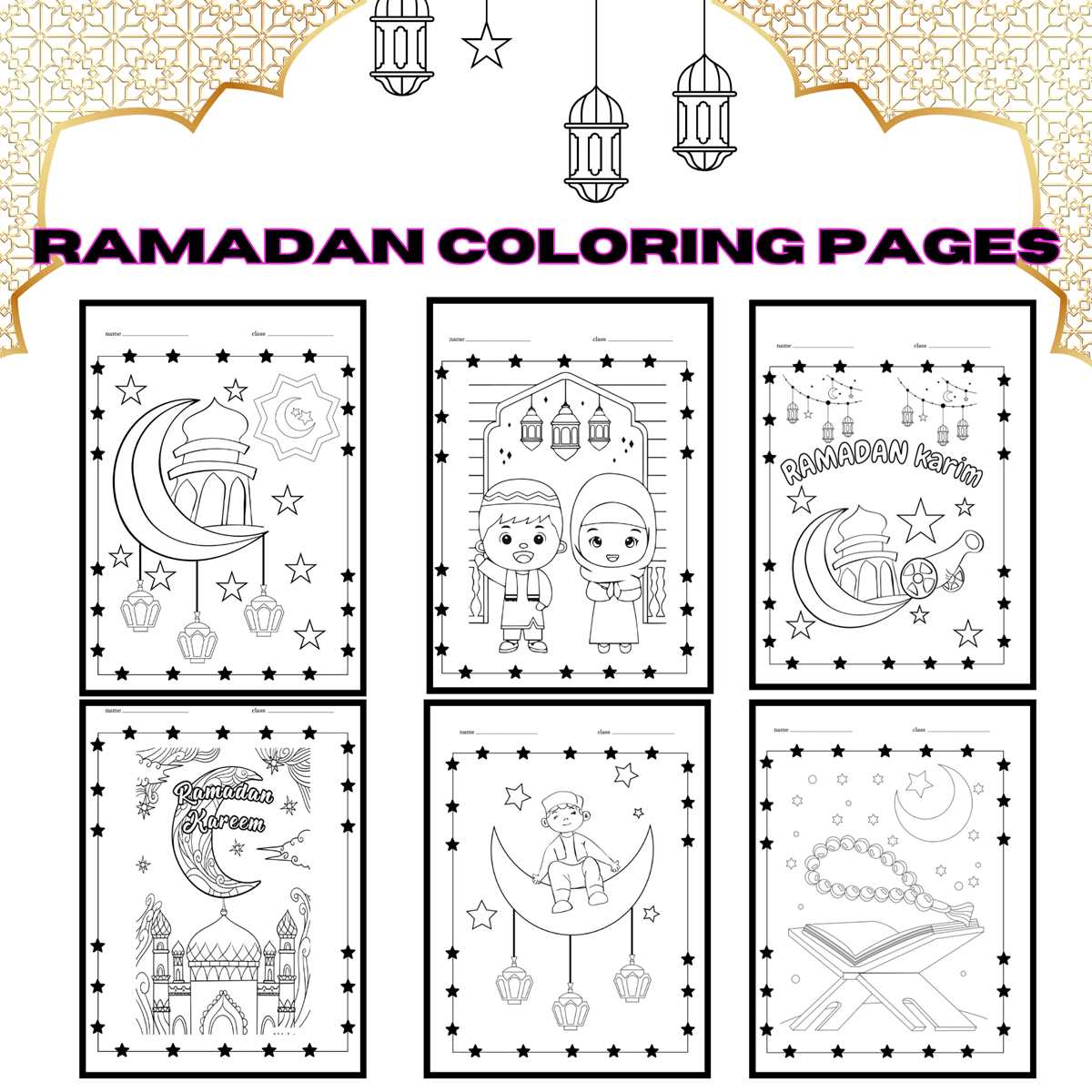 printable ramadan mubarak coloring pages printable ramadan mubarak coloring pages