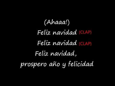 feliz navidad lyrics printable feliz navidad lyrics printable