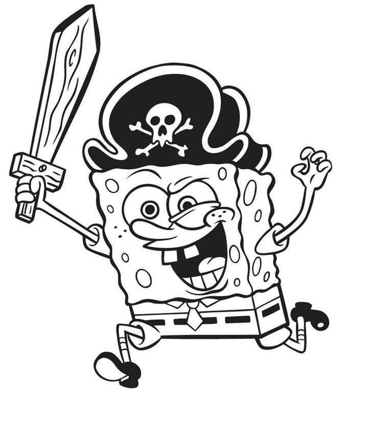 spongebob coloring pages printable