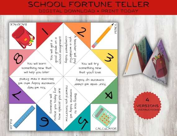 paper fortune teller template printable paper fortune teller template printable