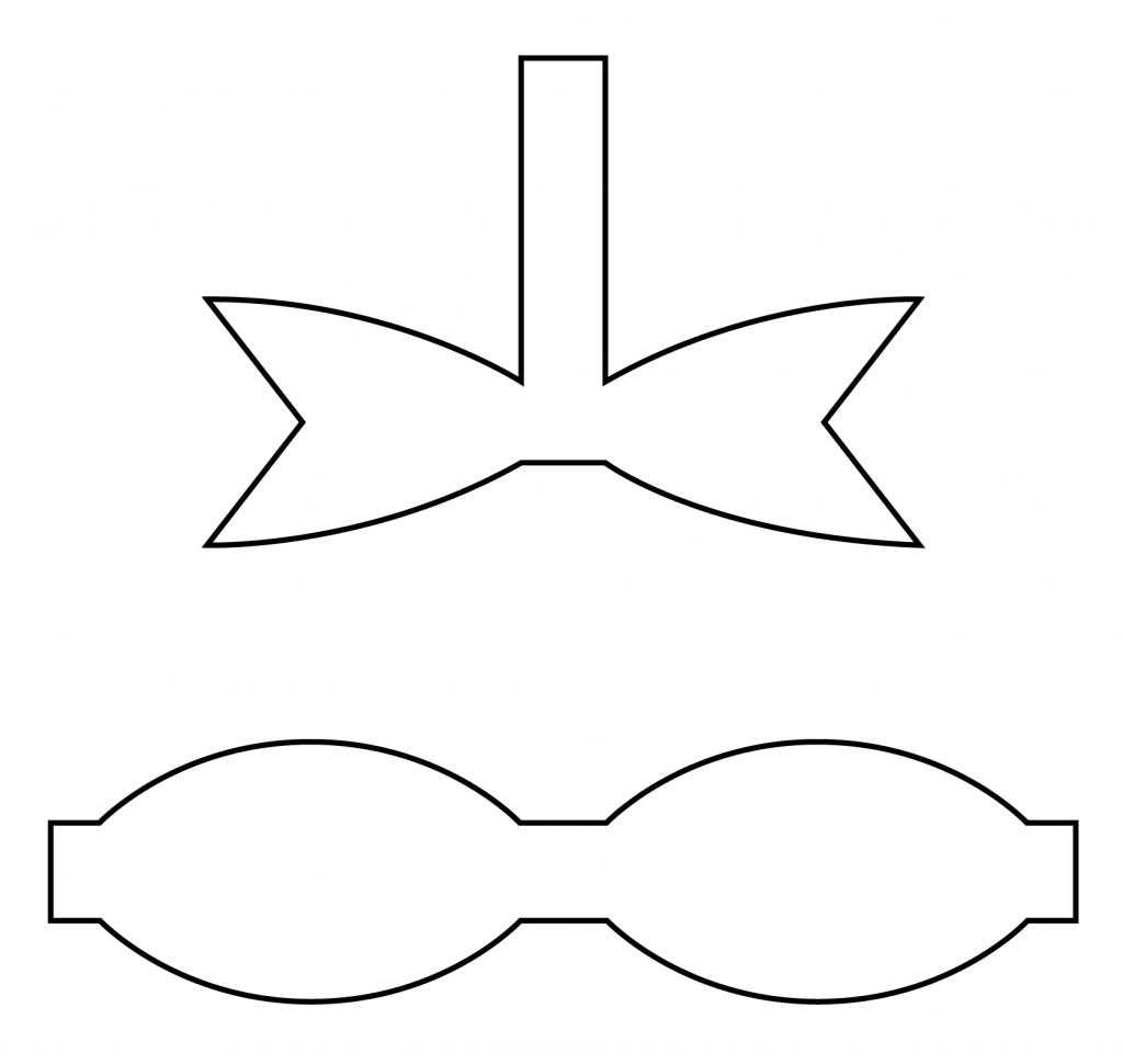printable bow template printable bow template