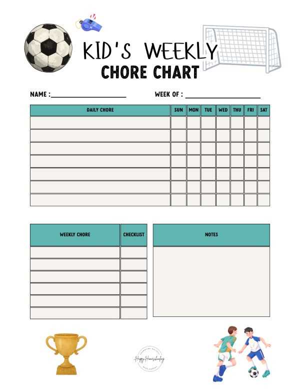 printable responsibility chart template printable responsibility chart template