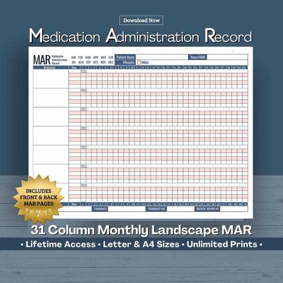 printable large print medication administration record printable large print medication administration record