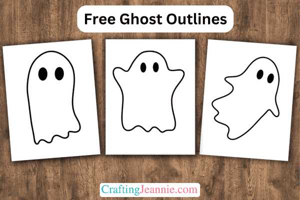 ghost cutout printable