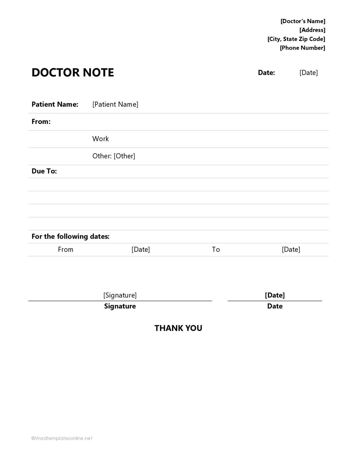 free printable doctors note free printable doctors note
