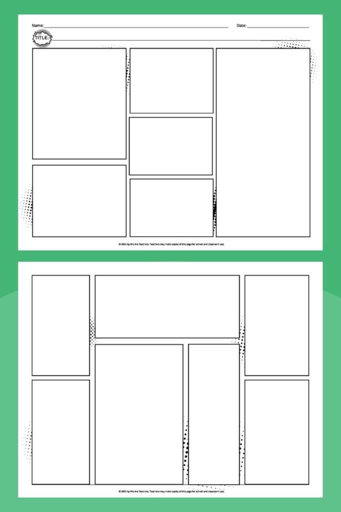 free comic strip template printable free comic strip template printable