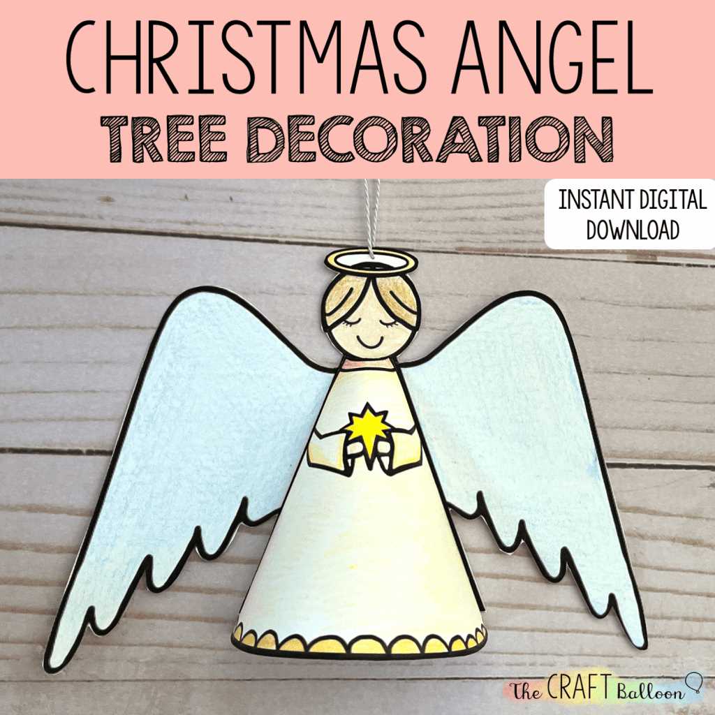3d angel template printable free