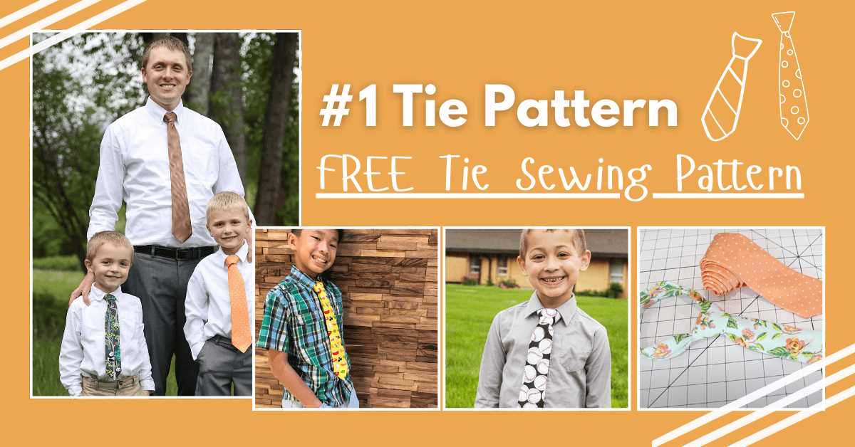 free printable necktie pattern