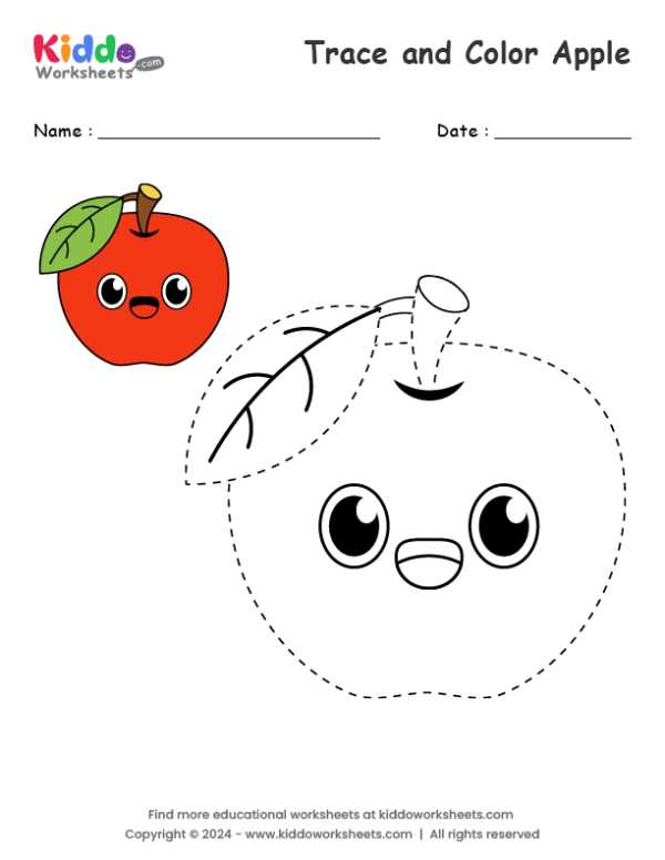 apple printable coloring pages
