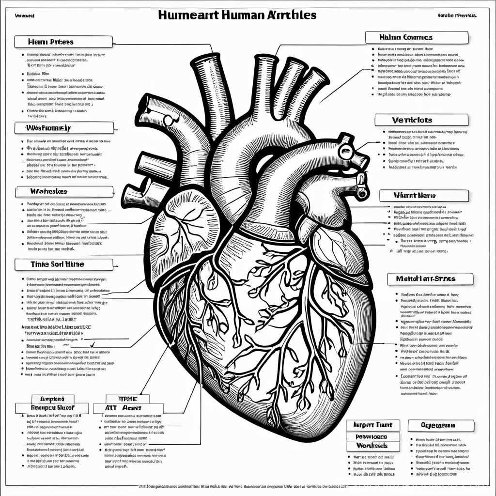 printable heart anatomy coloring pages printable heart anatomy coloring pages