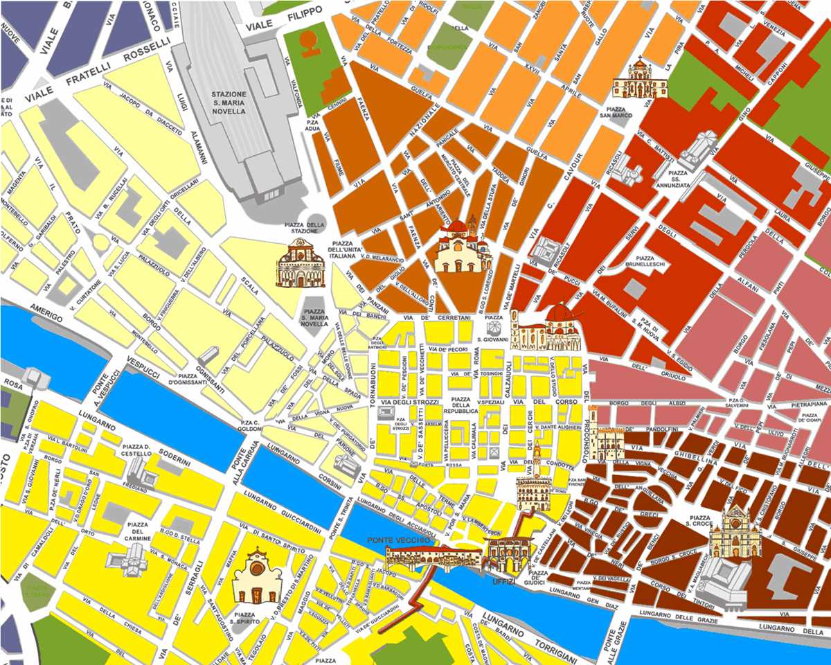printable florence map