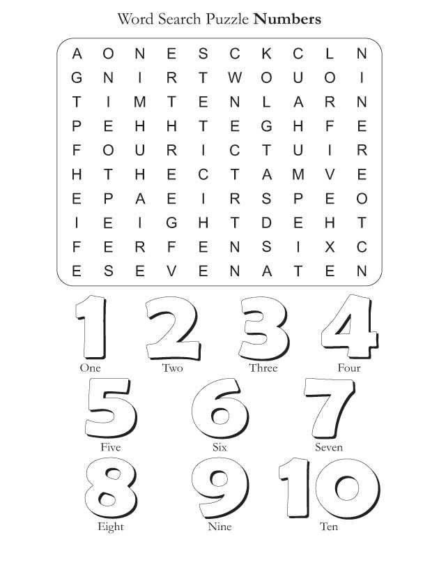number find puzzles printable