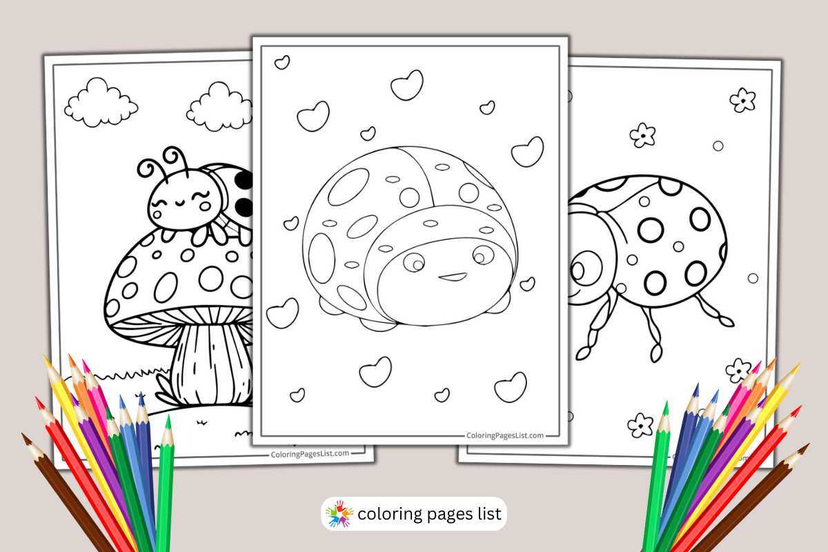 ladybug printable coloring pages