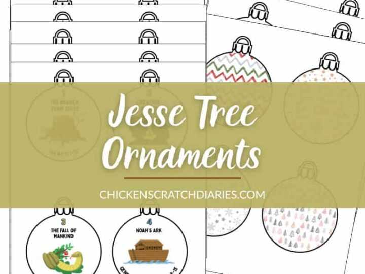 jesse tree ornaments free printable