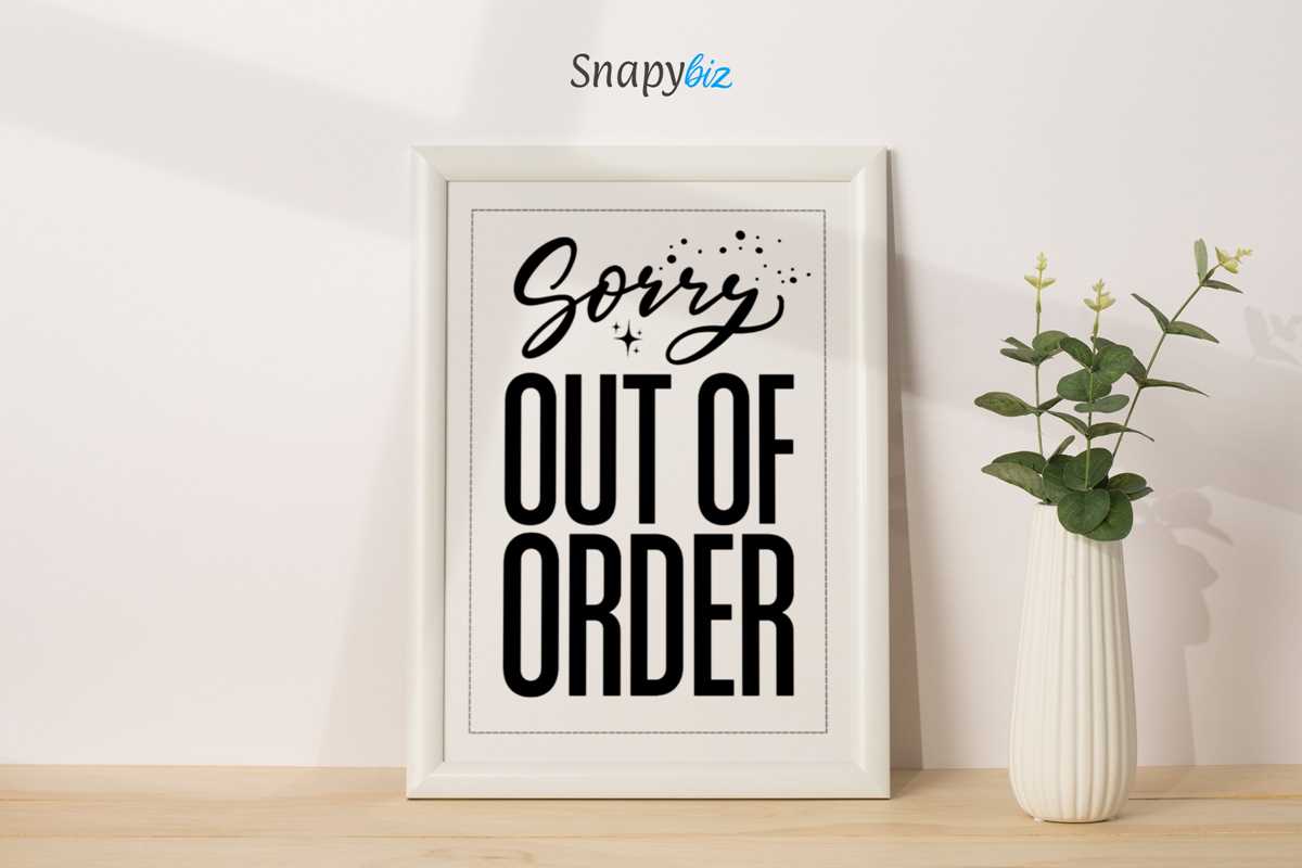 out of order printable sign out of order printable sign