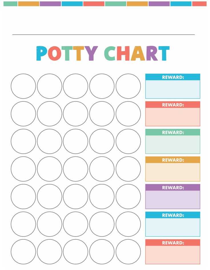 printable potty chart girl