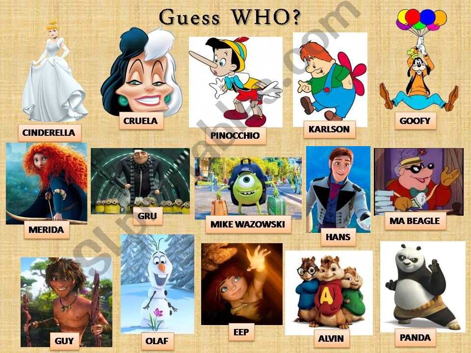 printable guess who characters